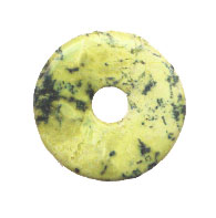35MM DONUT YELLOW TURQUOISE